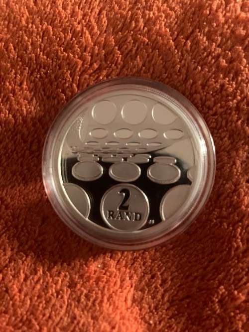 SA Silver 1oz Proof 1992 Coin Technology - Encapsuled Coin only